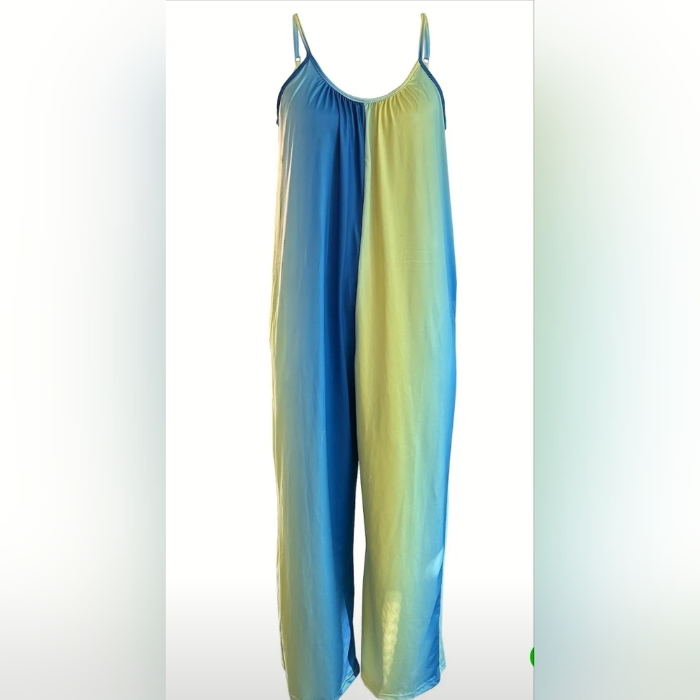 Blue and Yellow Gradient Pants
